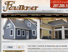 Tablet Screenshot of faulknerbuildingco.com